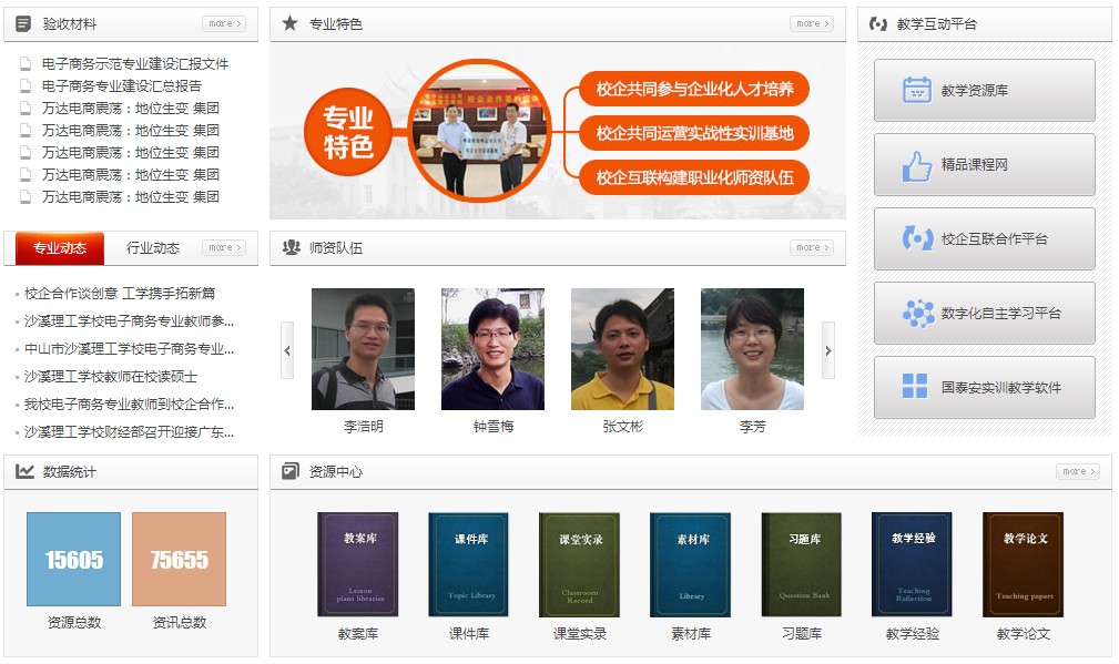 电子商务专业示范展示平台