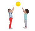 Volleyball 柔软度4级 黄色圆形排球瑜伽球 带插针 直径22cm