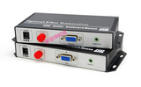 VGA光端机带USB键鼠功能 KVM光端机单模多模单纤FC接口光纤收发器