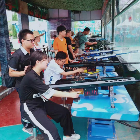 河南振宇协和供应游艺设备气炮枪 小型游乐场娱乐打靶气炮好项目 游乐炮