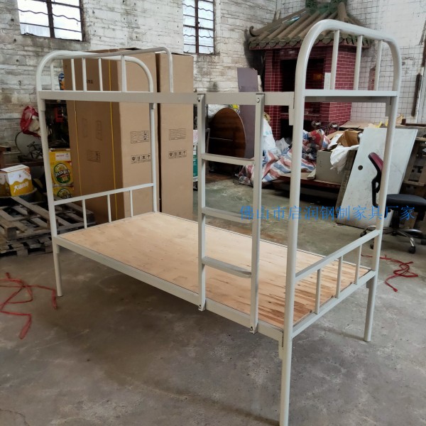 顺德高低学生铁架床工厂员工宿舍铁艺床定制组合公寓床角铁床