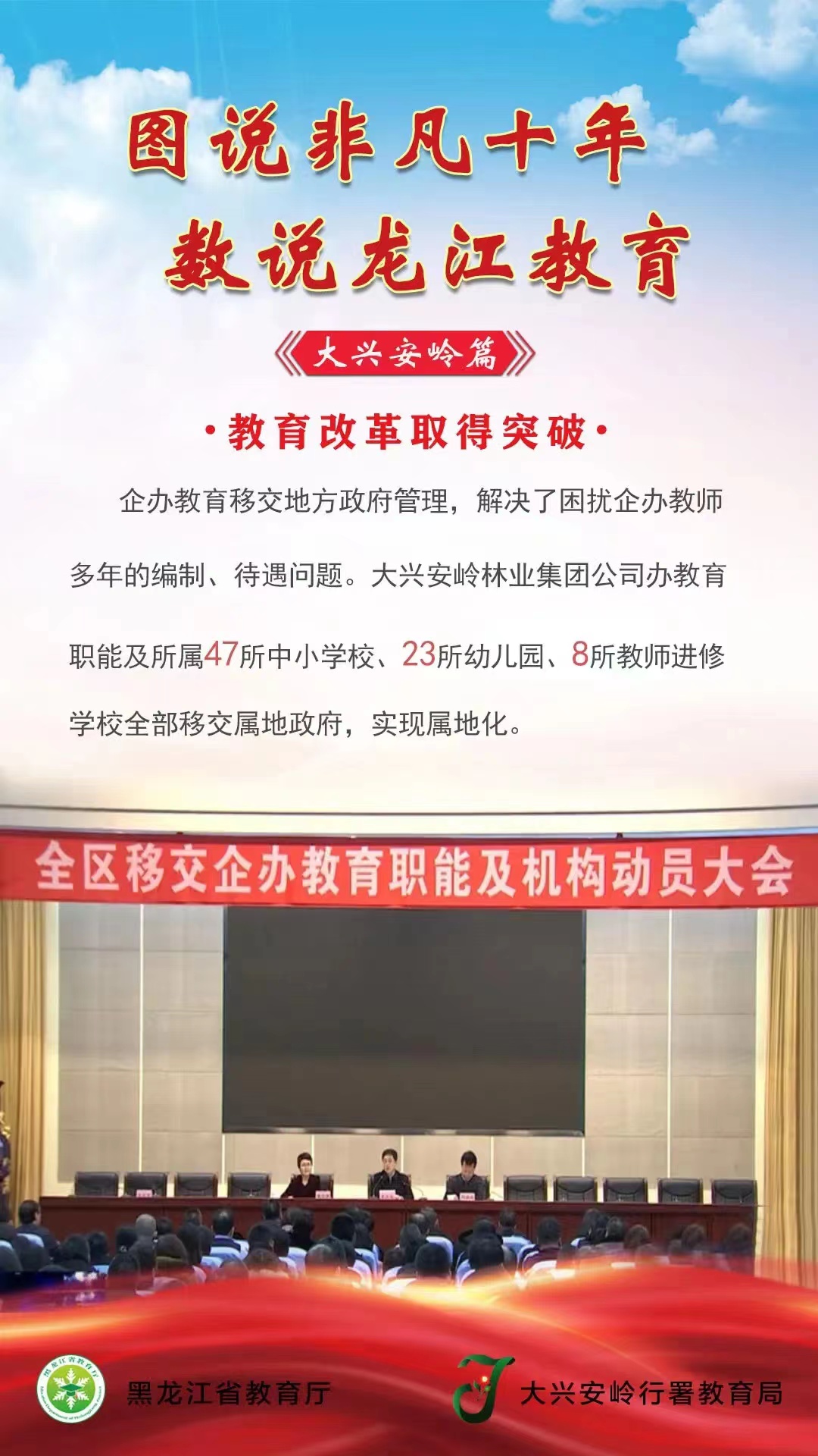圖說非凡十年·數說龍江教育——大興安嶺篇