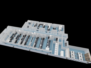 学校理化生实验室设计装修施工-专业实验室设计-实验家具布局安装