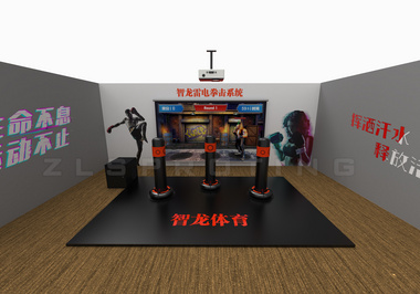智龙体育室内模拟拳击趣味拳击游戏多种游戏玩法运动场馆趣味设备