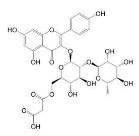 Kaempferol 3-O-(2''-O-α-rhamnosyl-6''-O-malonyl)-β-glucoside 528606-92-0