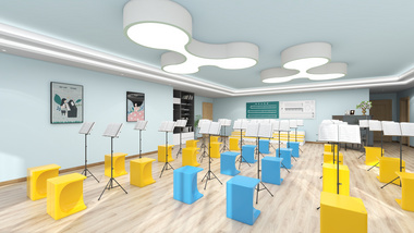 上海领峰品牌    音乐凳 音乐教室器材 音乐教室设备 学校音乐教室