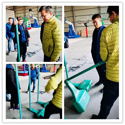 学校体育场地设施与器材装备工作部 组织专家到河北海兴县调研