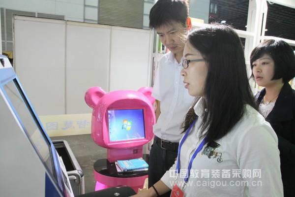 南京教育装备展 广东拓迪搬来智慧图书馆