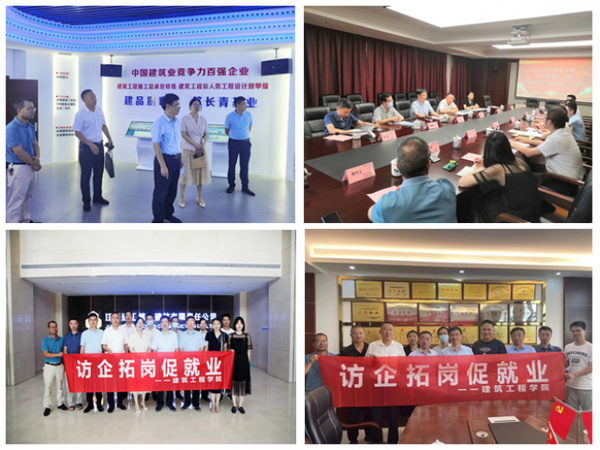 江西科技師范大學副校長李玉保率建筑工程學院黨政班子一行赴企業開展訪企拓崗促就業專項行動