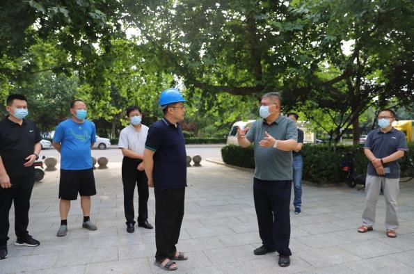 齊魯工業大學（山東省科學院）黨委副書記吳衍濤調研暑期施工項目進展情況
