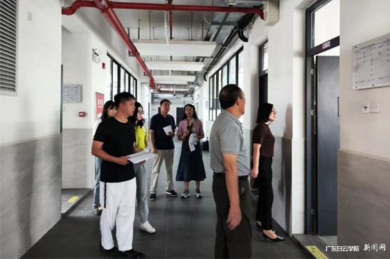廣東白云學院體育學院開展開學教學工作大檢查