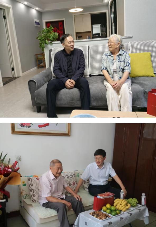 徐州醫科大學領導國慶節前夕走訪慰問老干部、老黨員
