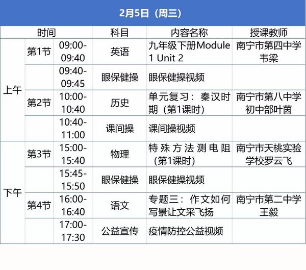 @中小學生：廣西中小學“空中課堂”收看方式！