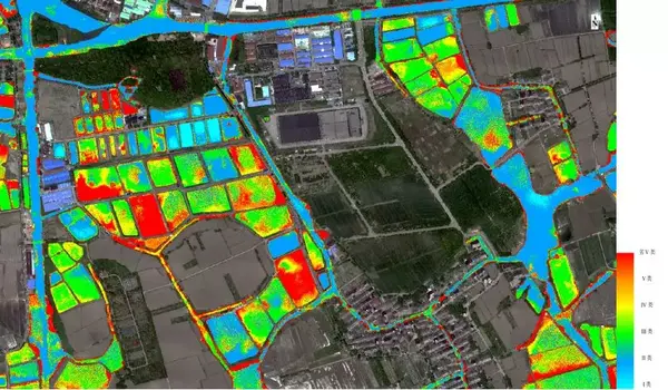 上海市青浦区 K6多光谱大面积水质反演案例