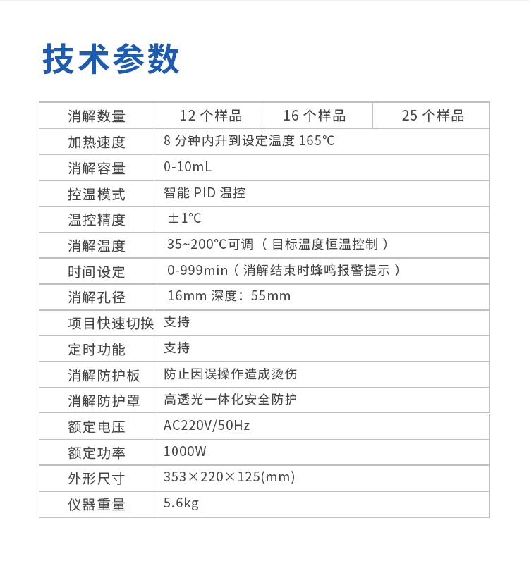 莱博图 多功能智能消解仪  LBT-X系列 COD总磷总氮氨氮 消解器