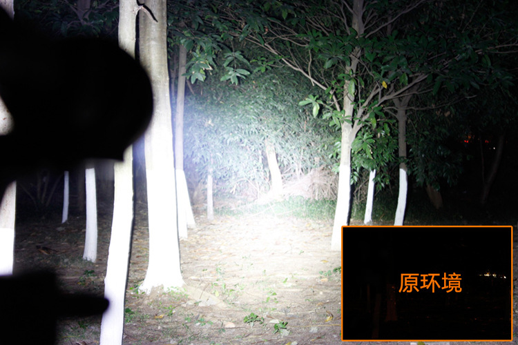 巡邏搜尋手電筒 Nitesun S18黑色加長筒強光遠射五檔照明夜晚巡查廠家批發
